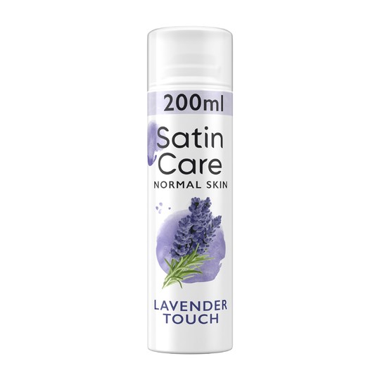 Gillette Satin Care Lavender Touch gél na holenie 200 ml