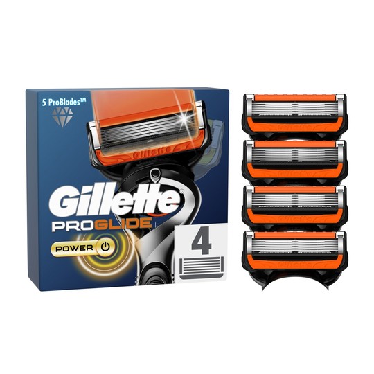 Gillette ProGlide Power náhradné hlavice 4 ks