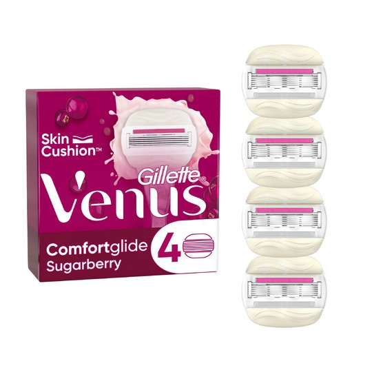 Gillette Venus Comfortglide Sugarberry Scent náhradná hlavica 4 ks