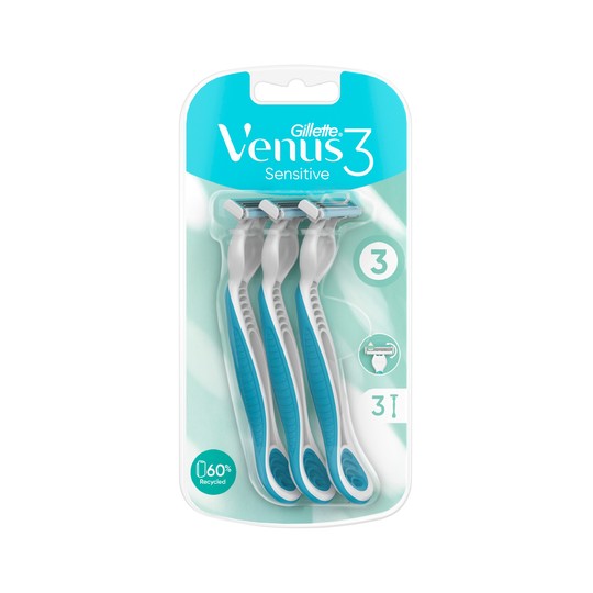 Gillette Venus3 Sensitive jednorazové holítko 3 ks