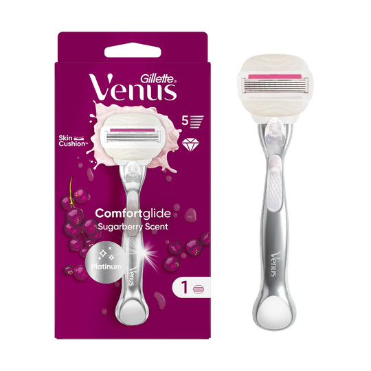 Gillette Venus Comfortglide Sugarberry Scent holiaci strojček + 1 hlavica