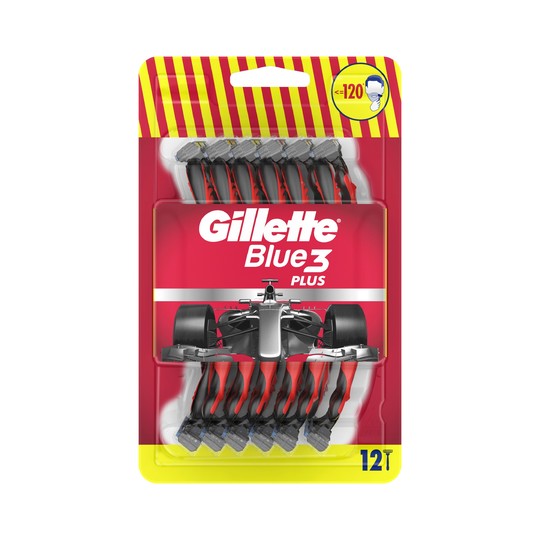 Gillette Blue3 Red jednorazové holítka 12 ks