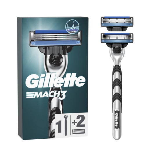 Gillette Mach3 holiaci strojček + 2 hlavice